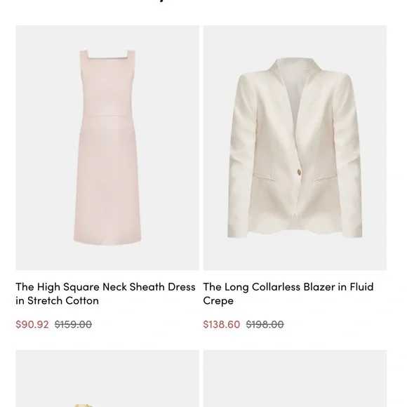 Ann Taylor Blush Midi Dress - Picture 6 of 7